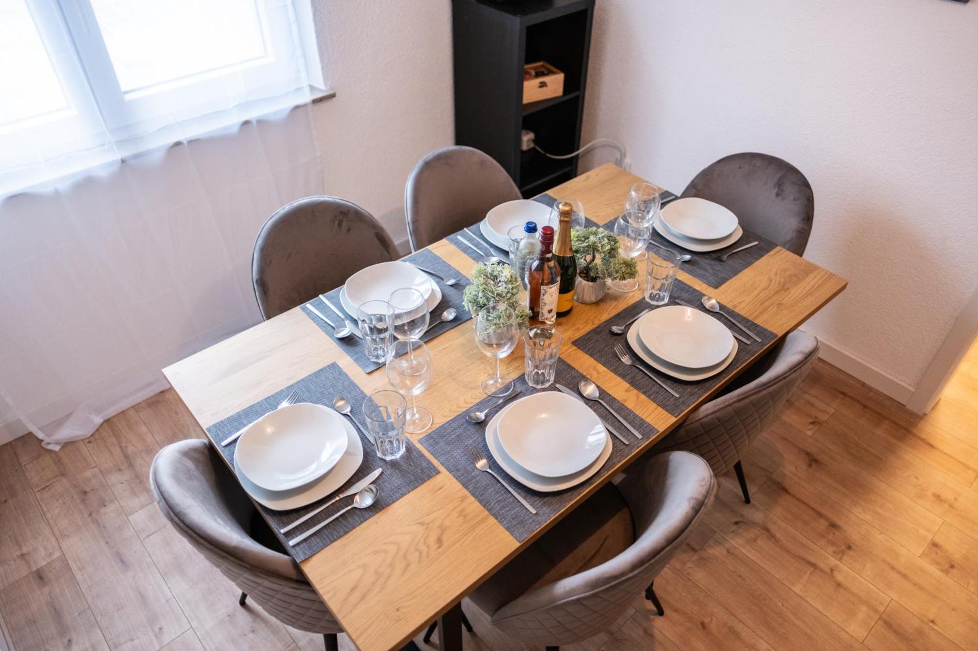 Klassen Apartments! Stadtnahes Ferienhaus* Mit Terrasse In Aulendorf * Fuer 6-8 Personen Exterior photo
